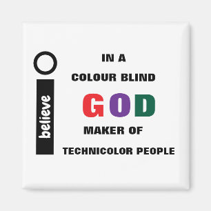 Je Crois En Une Couleur Aveugle Dieu Aimant