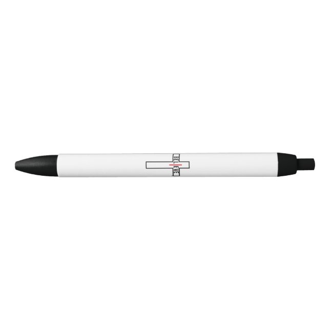 JE CROIS LES STYLOS CROISÉS ET À L'ENCRE NOIRE (Devant)