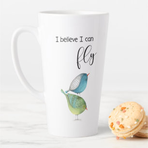 "Je crois que je peux voler" conception de tasse
