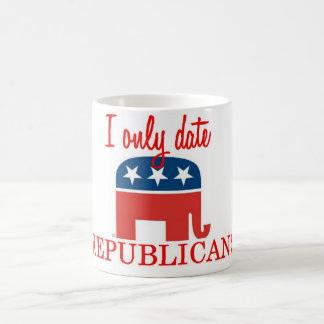 Je date seulement des républicains tasse de café