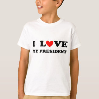 Je de l'enfant "aime mon président" T-shirt