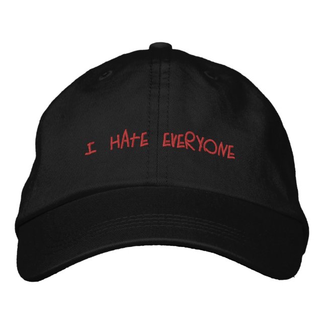 Je déteste chacun casquette (Devant)