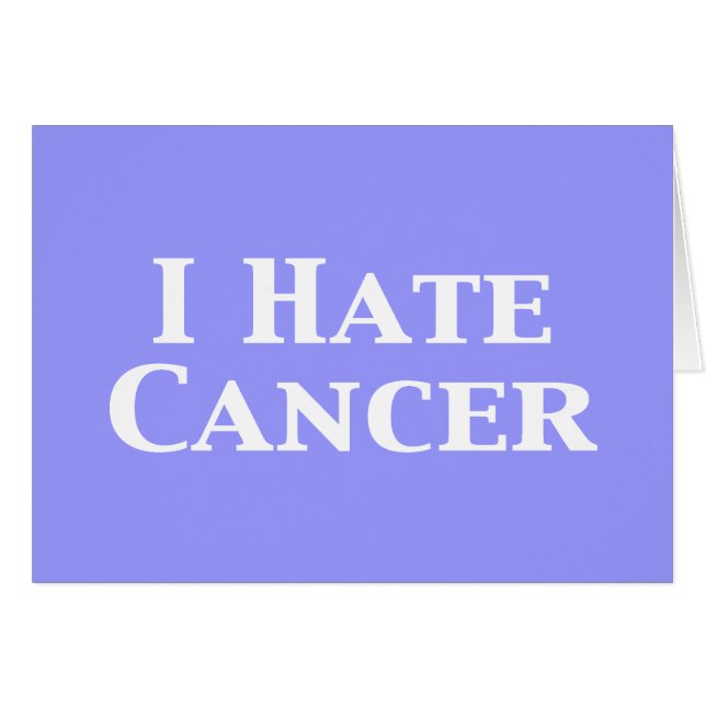 Je déteste les dons de cancer (Devant horizontal)
