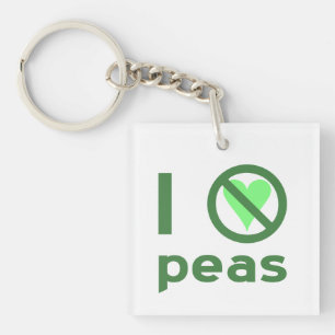 Je déteste les petits pois Texte vert