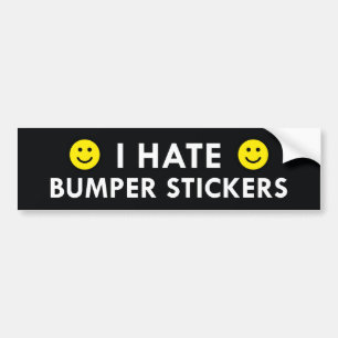 Je déteste les stickers pare-chocs