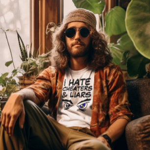 Je DÉTESTE LES TRICHEURS ET LES MENTEURS T-Shirts