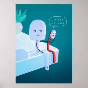 Je Déteste Mon Poster De Travail