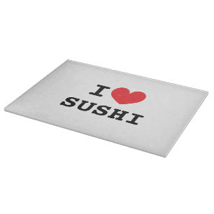 Je donne un cœur à une planche à découper en verre