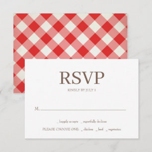 Je fais BBQ Mariage Cartes RSVP