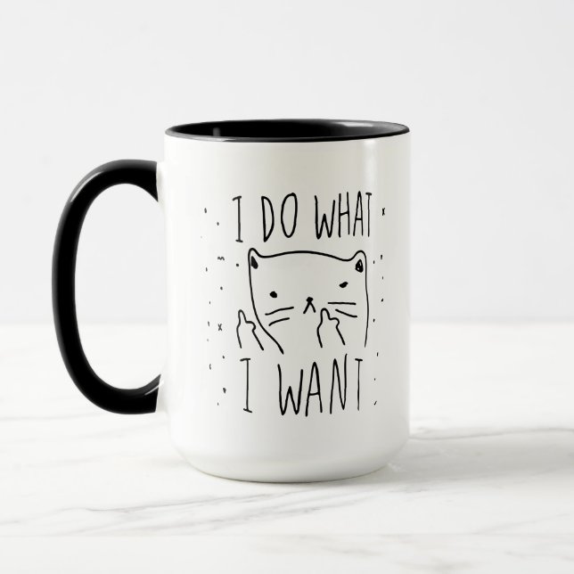 Je fais ce que je veux le cool de tasse (Gauche)