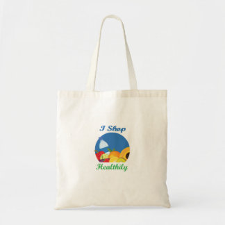 Je fais des emplettes sainement sac fourre-tout