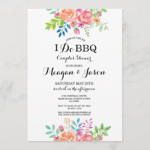 Je fais des invitations floraux élégants de la