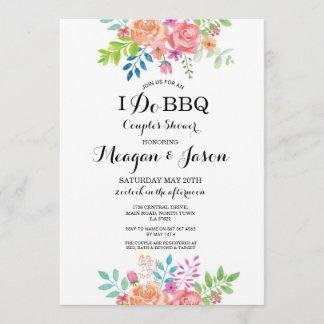 Je fais des invitations floraux élégants de la