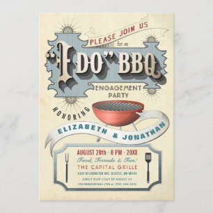 Je fais la partie de fiançailles des invitations