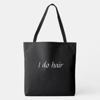 Je fais le sac fourre-tout à cheveux