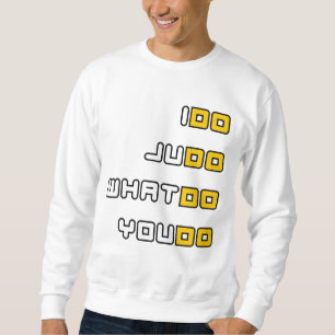 Je fais le sweatshirt de judo