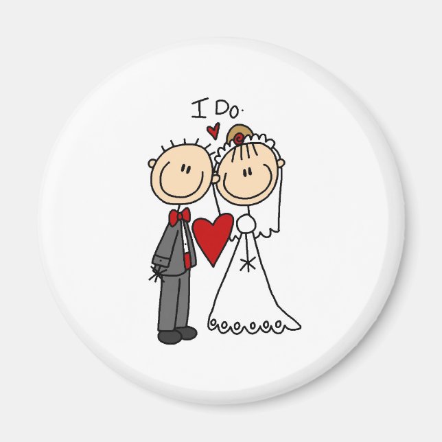 Je fais Mariage de cérémonie Magnet (Devant)