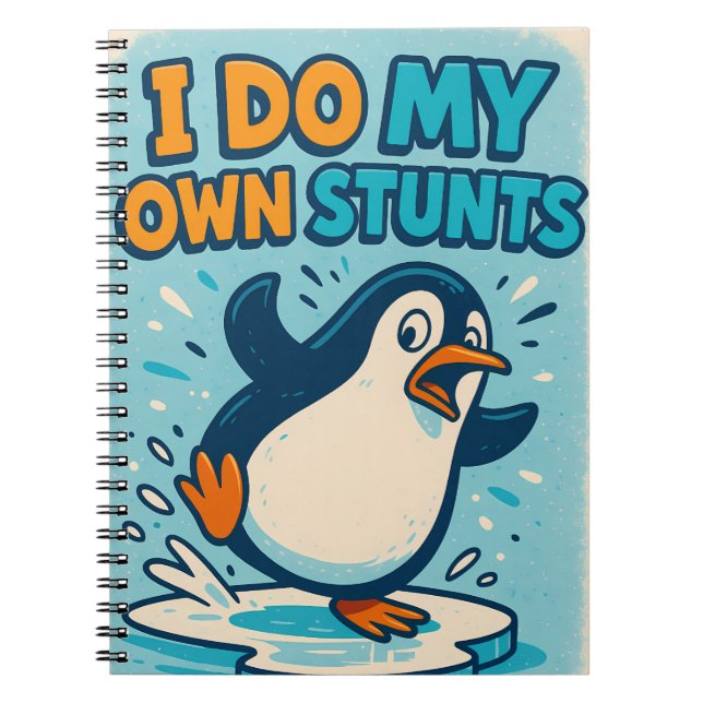 Je Fais Mon Propre Carnet De Pingouin De Têtes (Devant)