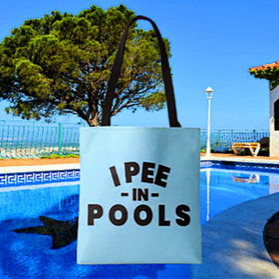 Je Fais Pipi Dans Les Piscines Sac Caban Drôle