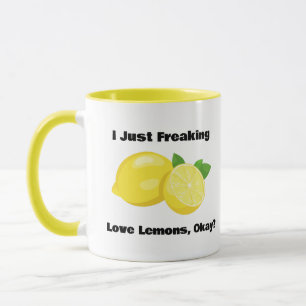 Je Frappe Des Citrons D'Amour, D'Accord ? Café Mug