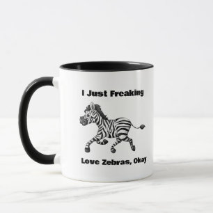 Je Frappe Juste Des Zèbres D'Amour, D'Accord Mug D