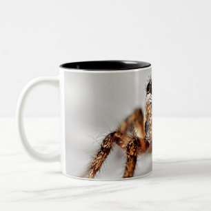 Je garde un œil sur toi ! Mug café bicolore