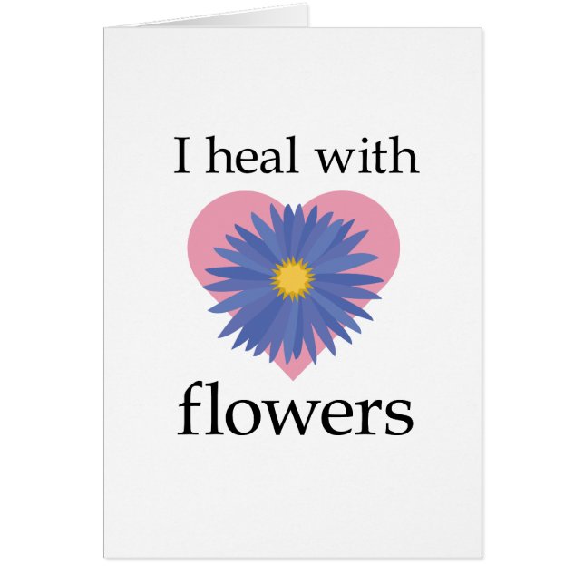 Je guéris avec des fleurs (Devant)