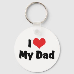 Je J'aime Mon Papa Porte-Clés