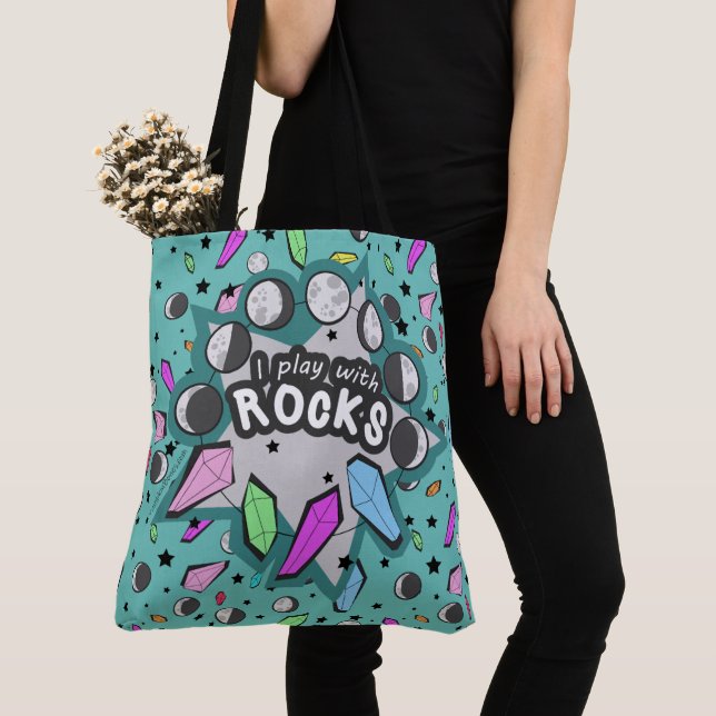 Je joue avec Rocks Sac fourre-tout (De près)