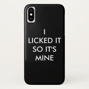 JE L'AI AIMÉ DONC C'EST LE coque iphone À MOI