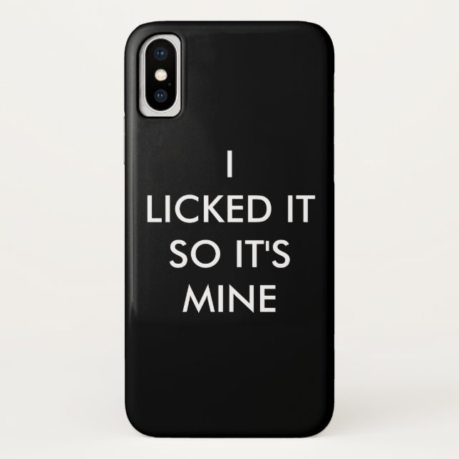 JE L'AI AIMÉ DONC C'EST LE coque iphone À MOI (Dos)