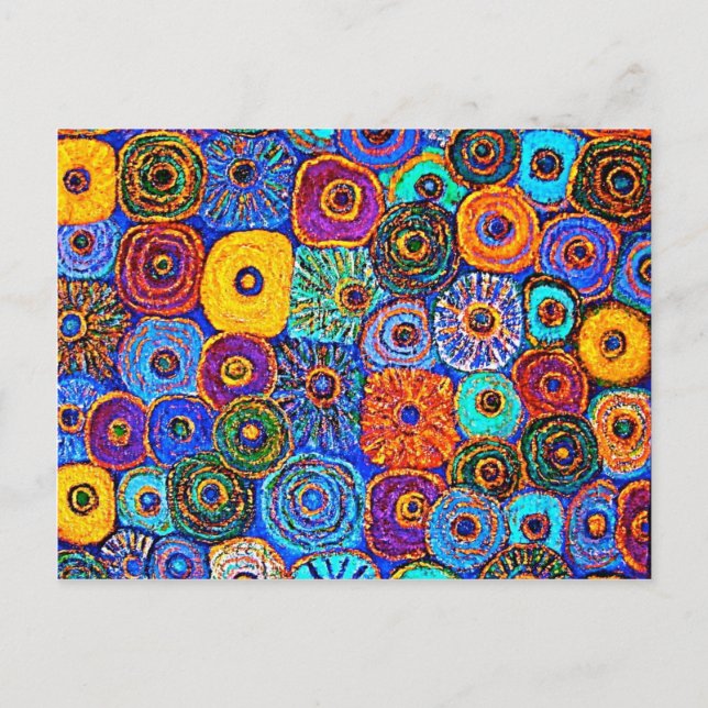 JE L'AIME ! Carte de fleurs impressionnistes color (Devant)