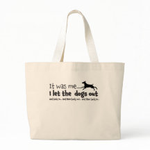 Je Laisse Les Chiens Sortir Du Sac fourre-tout