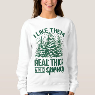 Je Les Aime Véritable Sweatshirt Épais Et Sprucey