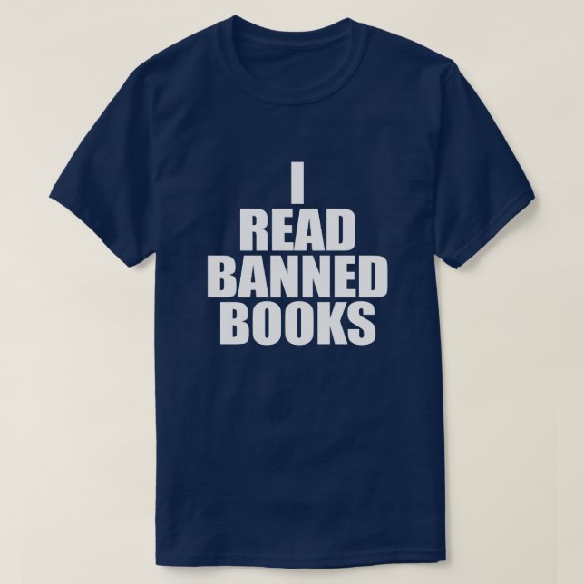 JE LIS T-shirt LIVRES INTERDITS (Design devant)