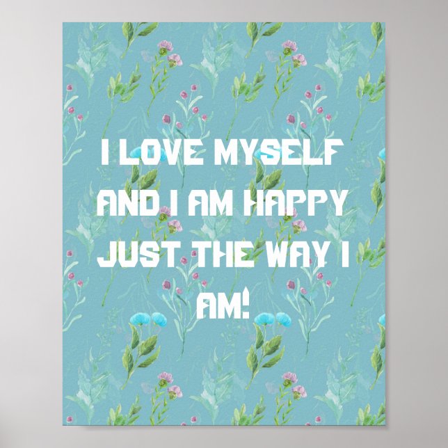 Je m'aime poster (Devant)