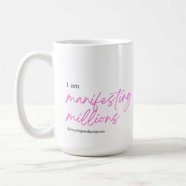 Je manifeste des millions de cafés Mug (Gauche)
