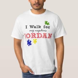Je marche pour… le T-shirt d'autisme de la
