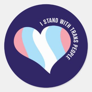 Je Me Trouve Avec Un Sticker Rond Trans People
