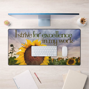 "Je m'efforce d'atteindre l'excellence" Motivation