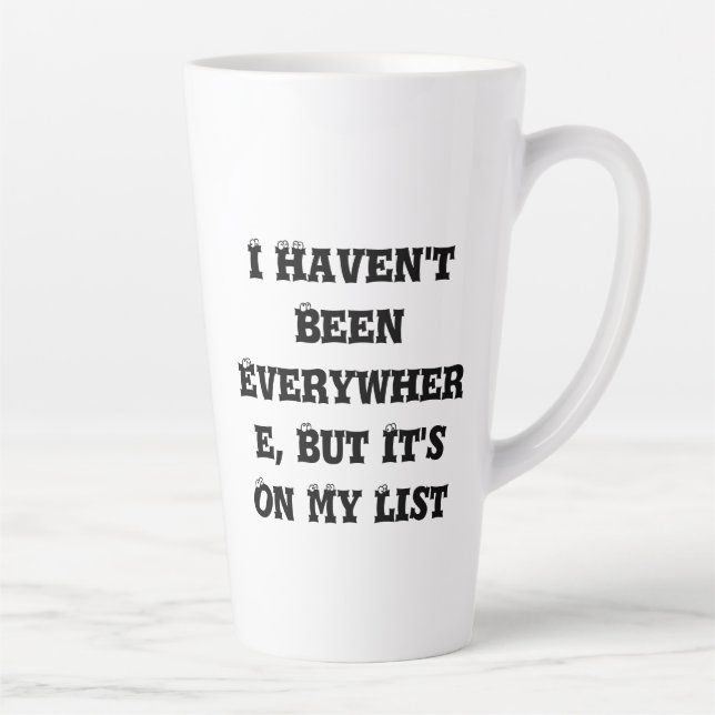 Je n'ai pas été partout dans la dernière Mug (Droite)
