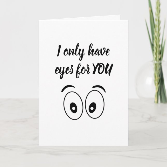 JE N'AI QUE LA CARTE "YEUX POUR VOUS" (Devant)