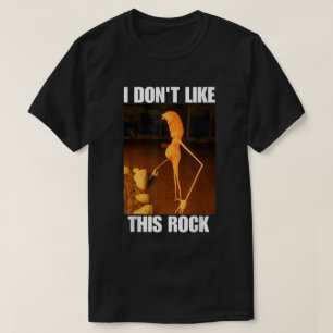 Je n'aime pas ce t-shirt de mème de roche