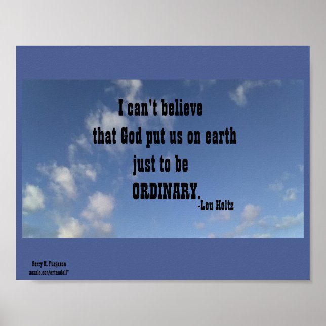 JE N'ARRIVE PAS À CROIRE LOU HOLTZ POSTER (Devant)