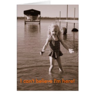 Je n'arrive pas à croire que je sois là !