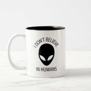 Je ne crois pas à la Mug de café humain