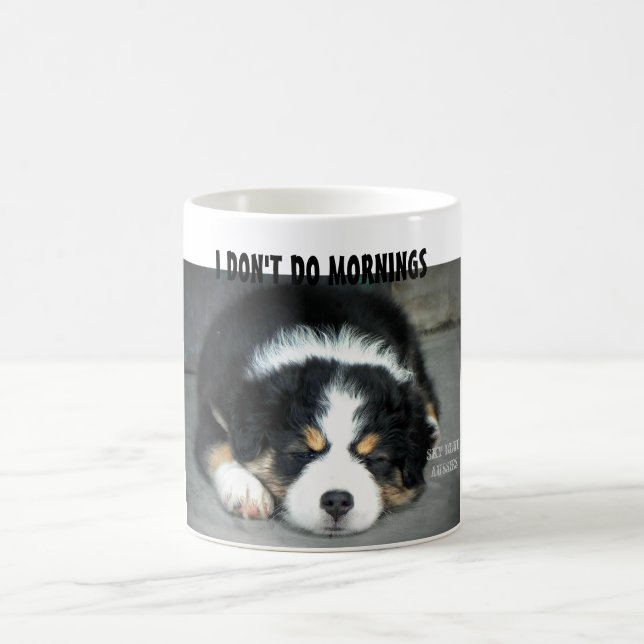 Je ne fais pas des matins - tasse australienne de (Centre)