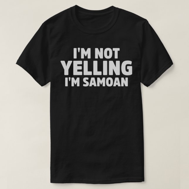 Je ne hurle pas Je suis Samoan Pullover  (Design devant)