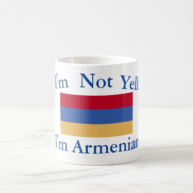Je ne hurle pas Je suis une Mug arménienne de café (Centre)