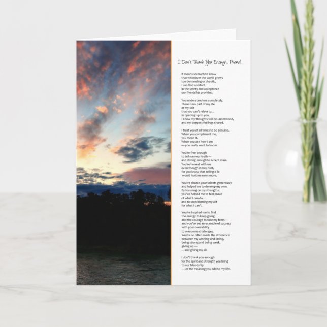 Je ne Merci pas assez, Ami... (Devant)